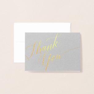 Dorée Carte à huile Mini Merci (3,5 po x 5 po)