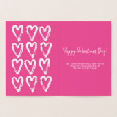 Dorée Carte à huile pour Heureuse Sainte-Valentin de coe (Intérieur)