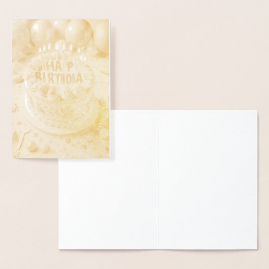 Dorée Carte Aluminium (Affichage)