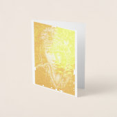 Dorée Carte American Gold Foil Note Boy (Devant)