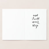 Dorée Carte Anniversaire Personnalisable - Compter les j (Intérieur)