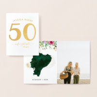 Carte commémorative de souvenir | 50e anniversaire