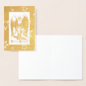 DORÉE CARTE D'ACCUEIL DE NOËL ANGEL CARTE D'ACCUEIL (Affichage)