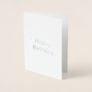 Dorée Carte d'anniversaire pour les étoiles et les lunes
