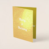 Dorée Carte d'anniversaire Trente ans et prospère (Devant)