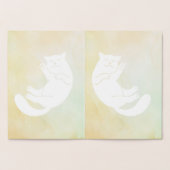 Dorée carte de chats coquins (Intérieur)