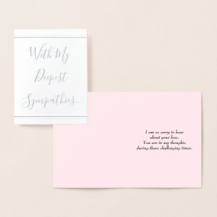Dorée Carte de conditions personnalisées