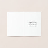 Dorée Carte de coquillage Gold Foil (Intérieur)