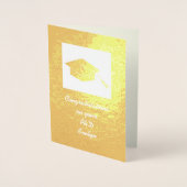 Dorée Carte de doctorat Gold Foil (Devant)