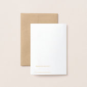 Dorée Carte de Fête des pères Papa 'n' Kiddo Silhouette  (Derrière avec enveloppe)