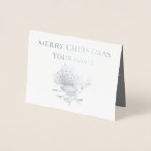 Dorée Carte de feuille blanche d'oie (Devant)