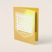 Dorée Carte de foil officiellement retirée (Devant)