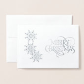 Dorée Carte de Noël (Devant avec enveloppe)