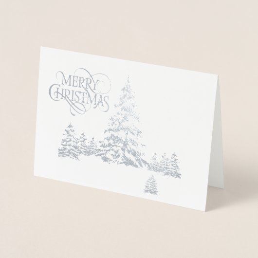 Dorée Carte de Noël (Devant)