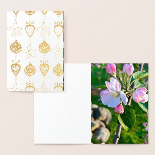 Dorée Carte de Noël de l'ornement Cape Cod (Affichage)