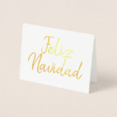 Dorée Carte de Noël Faliz Navidad Real Foil (Devant)