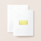 Dorée Carte de Noël Zilker Austin Texas (Derrière avec enveloppe)