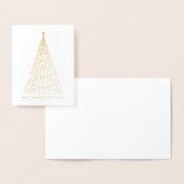 Dorée Carte de Noël Zilker Austin Texas (Affichage)