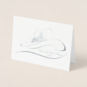 Dorée Carte de note de la Couronne Foil Crown (Devant)