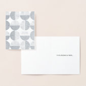 Dorée Carte de papier à lettres Motif Foil Labyrinth Cir (Affichage)