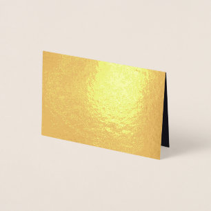 Dorée Carte de papier d'aluminium