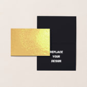 Dorée Carte de papier d'aluminium (Affichage)