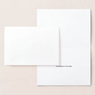 Dorée Carte de remerciement professionnelle minimaliste 