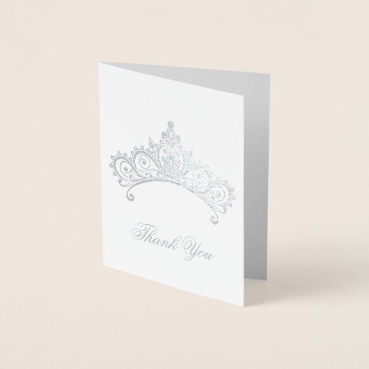 Dorée Carte de remerciements (Devant)