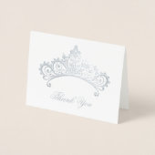 Dorée Carte de remerciements (Devant)