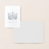 Dorée Carte de remerciements de la couronne (Affichage)