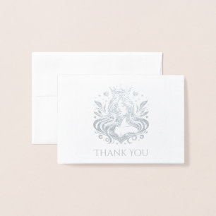 Dorée Carte de remerciements de la reine Pageant