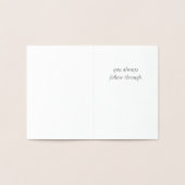 Dorée Carte de suivi (Intérieur)