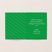 Dorée Carte de vacances Christmas Tree Foil (Intérieur)