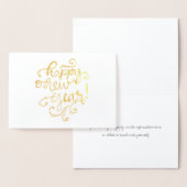 Dorée Carte de vacances Etched Foil JOY (Affichage)