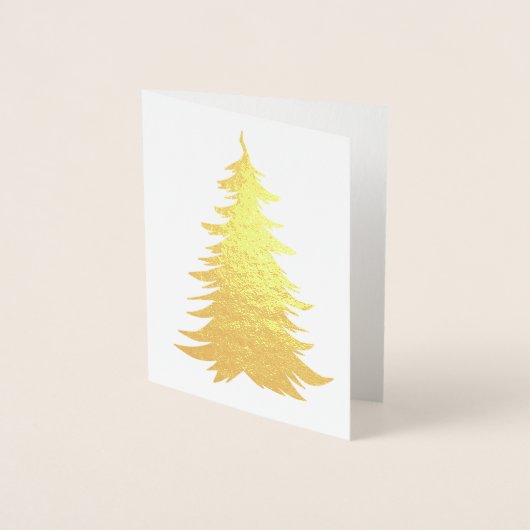 Dorée Carte de vacances TINSEL Gold (Devant)