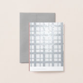Dorée Carte de visite minimale Graphiste Foil (Derrière avec enveloppe)