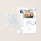 Dorée Carte de voeux de Noël Blank Silver Foil & Kraft (Affichage)