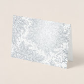 Dorée Carte de voeux de Noël Silver Kraft Foil (Devant)