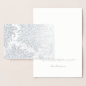 Dorée Carte de voeux de Noël Silver Kraft Foil (Affichage)