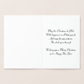 Dorée Carte de voeux Gold Foil Retro Christmas Tree (Intérieur)