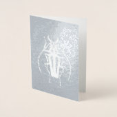 Dorée Carte de voeux pour le coléoptère argenté (Devant)