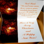 Dorée Carte de voeux "The Burning Bush"