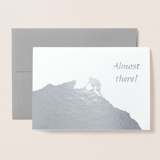 Dorée Carte d'encouragement (Devant avec enveloppe)