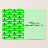 Dorée Carte d'huile à papillon de la Saint-Patrick (Intérieur)