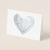 Dorée Carte d'huile cardiaque scandinave (Devant)