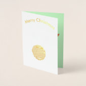 Dorée Carte d'huile CyberNoël Reindeer (Devant)