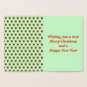 Dorée Carte d'huile CyberNoël Reindeer (Intérieur)