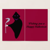 Dorée Carte d'huile d'Halloween Reaper Grim (Intérieur)