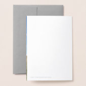 Dorée Carte d'huile du chemin Tor de Glastonbury (Derrière avec enveloppe)
