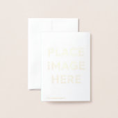 Dorée Carte d'huile mini (3,5 po x 5 po) (Derrière avec enveloppe)